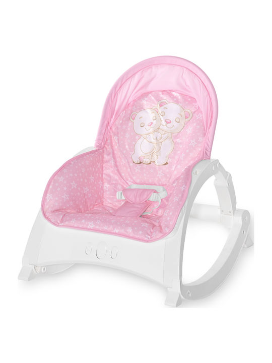 Lorelli Electric Baby Relax Enjoy with Music and Vibration Pink Hug for Child up to 9kg
