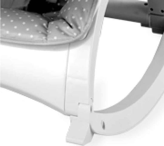 Lorelli Elektrisch Baby Relax Alex mit Musik Green Stars für Kind bis 18kg