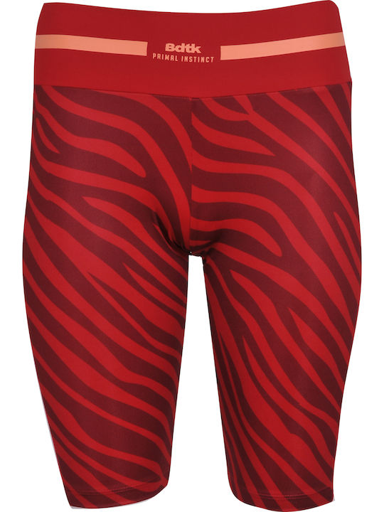 Women's Bike Training Legging High Waisted Red