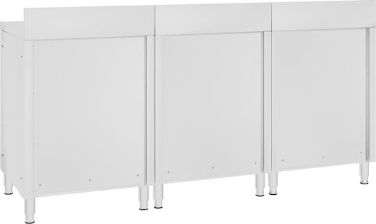 vidaXL Commercial Preparation Cabinet 180x60x96cm