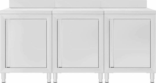 vidaXL Commercial Preparation Cabinet 180x60x96cm