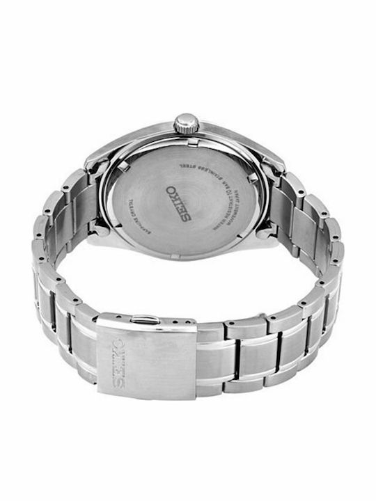 Seiko Men's Watch 40.2mm Battery with Silver Metal Bracelet