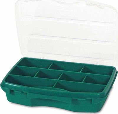 Tayg 24-26 Organizator pentru Compartimentul de Unelte cu Compartimente Reglabile Verde 46x35x8.1cm.