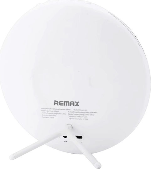 Remax RB-M9 Bluetooth-Lautsprecher 7W mit Akkulaufzeit bis zu 6 Stunden Weiß