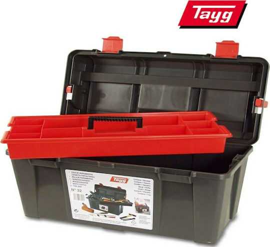 Tayg Ν32 Handwerkzeugkasten Kunststoff mit Tabakdose B48xT25.8xH25.5cm