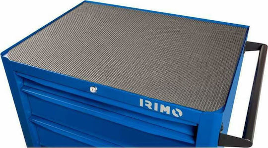 Irimo Wheeled Metallic Tool Carrier with 6 Drawers W95xD67.7xH50.1cm