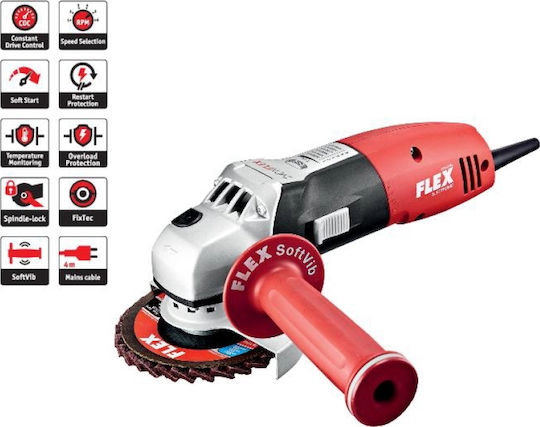 Flex LE 14-7 Τροχός 125mm Ρεύματος 1400W με Ρύθμιση Στροφών