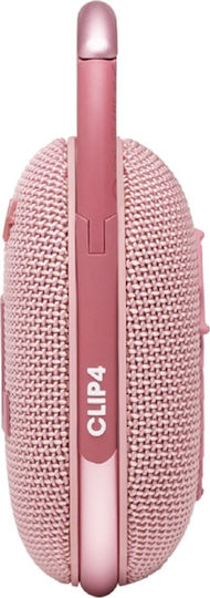 JBL Clip 4 Waterproof Bluetooth Speaker 5W with Battery Life up to 10 hours Pink