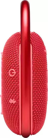 JBL Clip 4 Waterproof Bluetooth Speaker 5W with Battery Life up to 10 hours Red