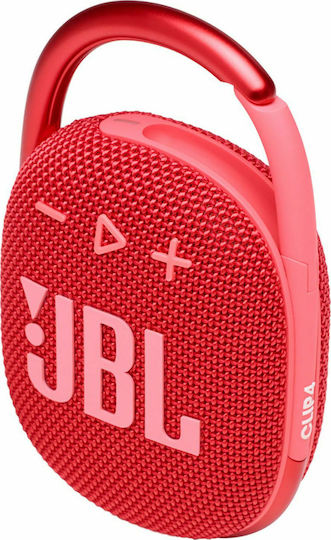 JBL Clip 4 Waterproof Bluetooth Speaker 5W with Battery Life up to 10 hours Red