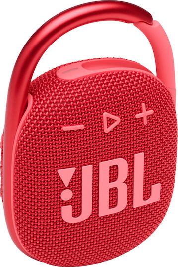 JBL Clip 4 Waterproof Bluetooth Speaker 5W with Battery Life up to 10 hours Red