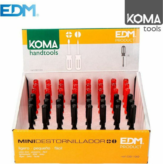 EDM Grupo Κατσαβίδι Ίσιο με Μήκος 80mm