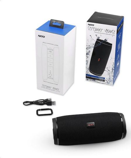 NOD Street Vibes Bluetooth Speaker 10W with Radio and Battery Life up to 4 hours Black