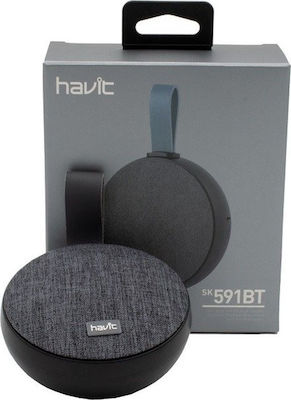 Havit HV-SK591BT Bluetooth-Lautsprecher 3W mit Batterielaufzeit bis zu 3 Stunden Schwarz