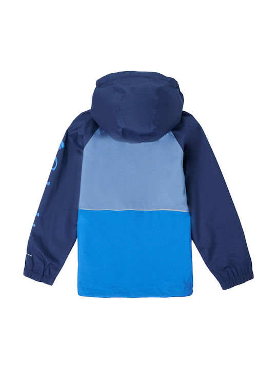 Columbia Kinderjacke Kurz mit Kapuze Blau