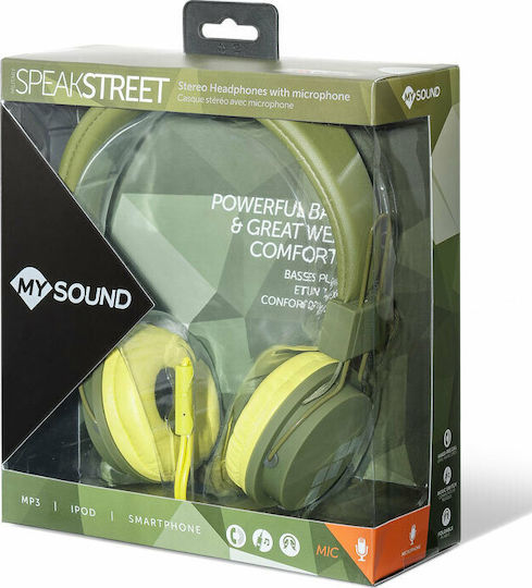 Meliconi Speak Street Cu fir On Ear Căști Kaki