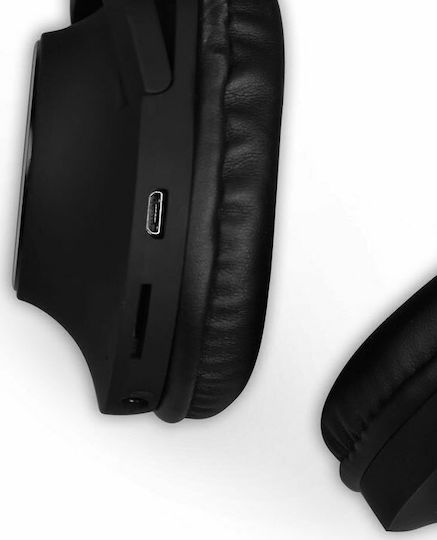 NOD Playlist Безжични Bluetooth Over Ear Слушалки с Радио с 8 часа Работа Черни