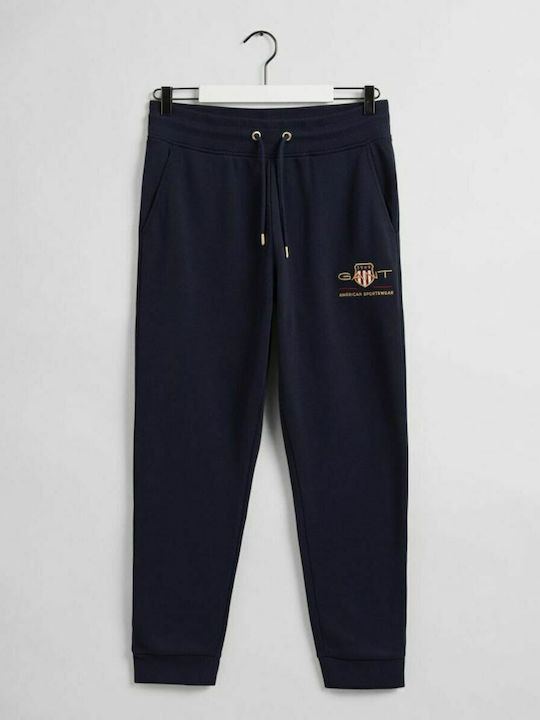 Cargo Pantaloni de trening cu Elastic Albastru marin