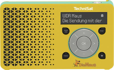 Technisat Digitradio 1 Portable Radio Rechargeable DAB+ with USB Yellow