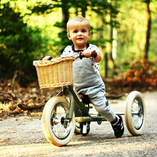 Trybike Винтидж Детска Триколка За 15 Месеца Зелен