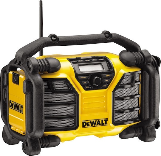 Dewalt DCR017 Φορητό Ραδιόφωνο Μπαταρίας με USB Κίτρινο