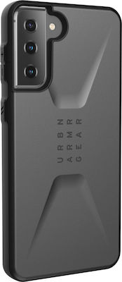 UAG Civilian Back Cover Πλαστικό Ανθεκτική Ασημί (Galaxy S21+ 5G)