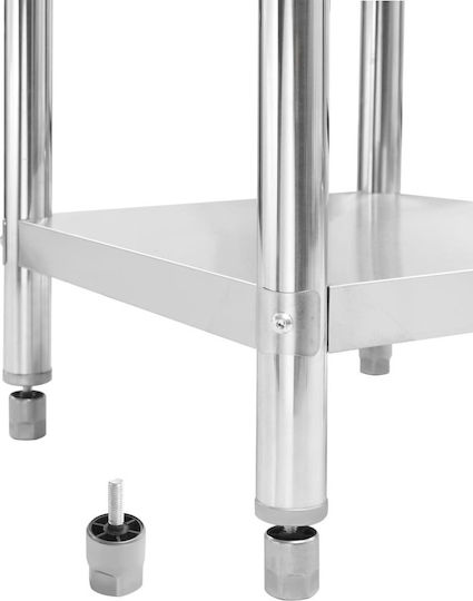 vidaXL Steel Workbench L80xD60xH93cm