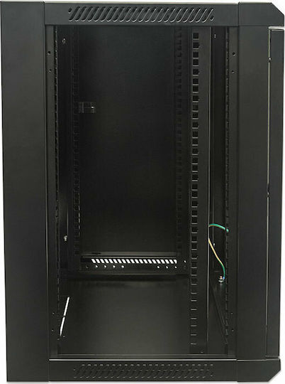 Intellinet Επιτοίχια Καμπίνα Rack 6U 57x45x37cm Μαύρο 711715