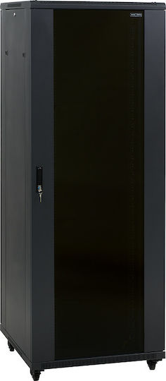 Central Επιδαπέδια Καμπίνα Rack 22U με 2 πόρτες 60x60x118cm Μαύρο 4000 1 600 22/C