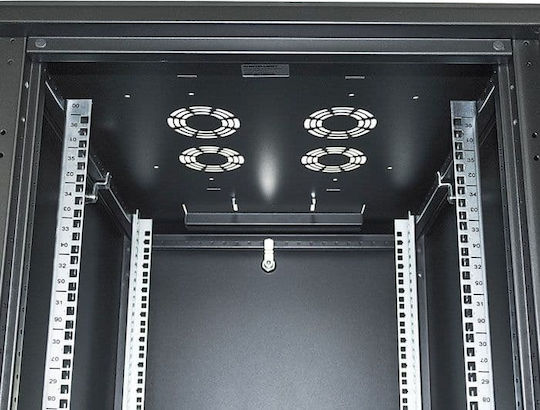 Intellinet Επιδαπέδια Καμπίνα Rack 36U Ασυναρμολόγητη 60x60x176.6cm Μαύρο 713146