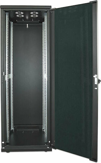Intellinet Επιδαπέδια Καμπίνα Rack 36U Ασυναρμολόγητη 60x60x176.6cm Μαύρο 713146