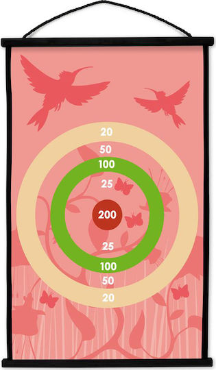 Scratch Europe Set with Target & Darts Children's Magnetic Target 2 Sides with 6 Darts - Colibri