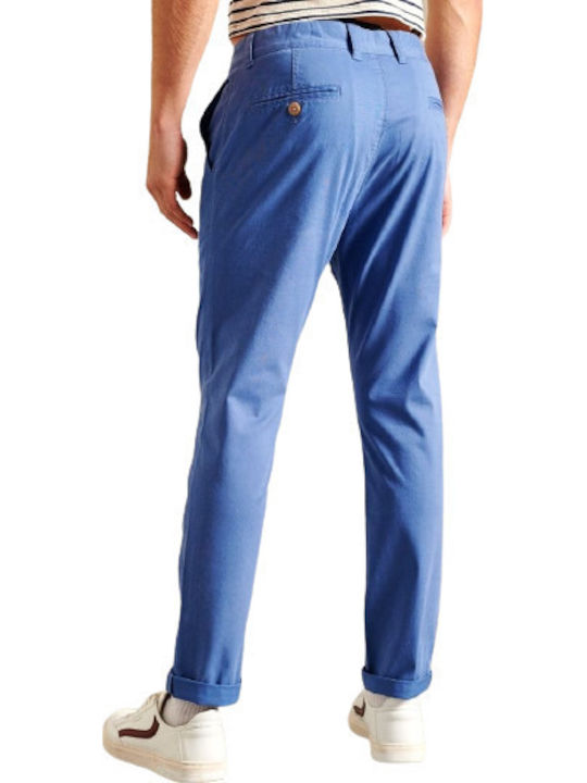 Παντελόνι Chino Ελαστικό σε Slim Εφαρμογή Μπλε