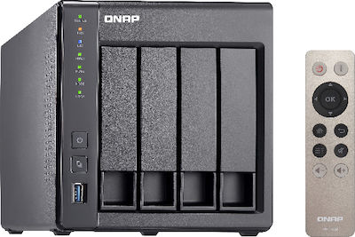 QNap TS-451+-8G NAS Tower με 4 θέσεις για HDD/SSD και 2 θύρες Ethernet