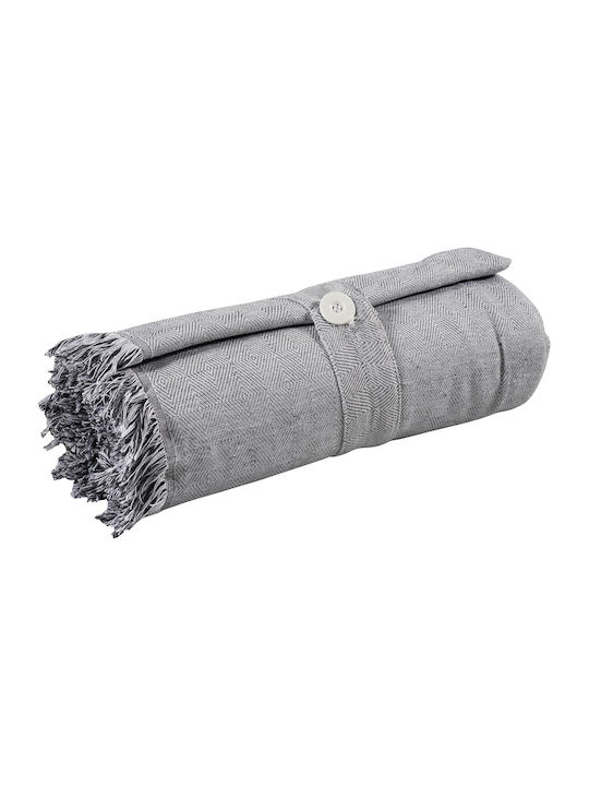 Das Home Three-Seater Sofa Throw Jacquard 180x300cm Beige