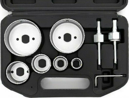 Kraft & Dele Diamond Hole Saw Set for Firebrick 800gr