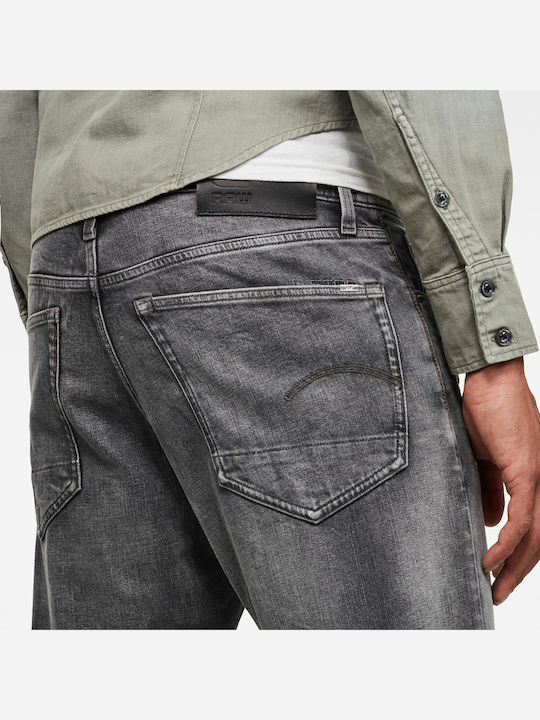 3301 Men's Jeans Pants with Slim Straight Fit Gray
