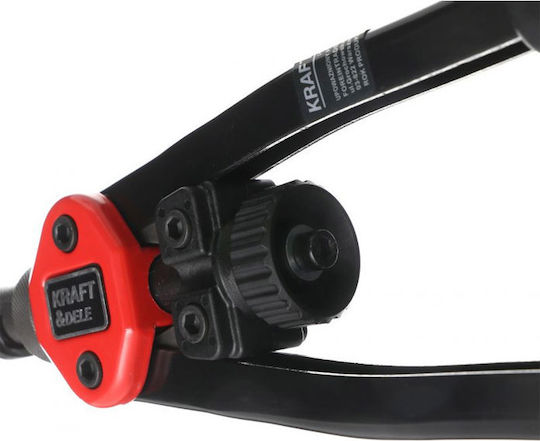 Kraft & Dele cu 6 vârfuri M3-M10 și nituri KD10553 Riveter Foarfecă / Plafon cu nasuri M3-M10 Length 330mm Set 7buc