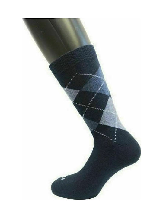 Fila Normal Classic Men's Patterned Socks Blue