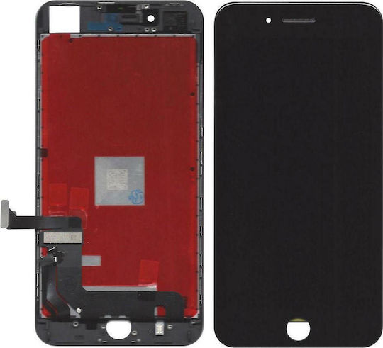 Екран Type A със Сензорен Механизъм за iPhone 8 Плюс (Черен)