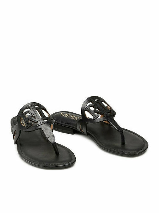 Ellington Leder Flache Sandalen für Damen mit Riemen in Schwarz Farbe