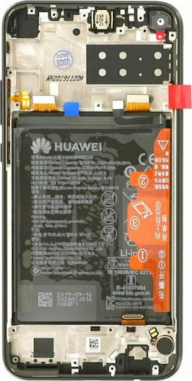 Huawei Οθόνη με Μηχανισμό Αφής και Πλαίσιο για Huawei P40 Lite E (Μαύρο)