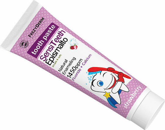 Frezyderm SensiTeeth Epismalto Children's Toothpaste for 6+ Years with Strawberry Flavor 50ml