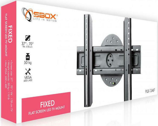 Sbox PLB-1246F Βάση Τηλεόρασης Τοίχου έως 70" και 50kg