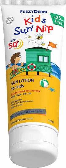 Frezyderm Sun+Nip Waterproof Kids Sunscreen Emulsion SPF50 175ml