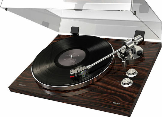 ION Audio Pro500BT Πικάπ με Belt Drive και Προενίσχυση Καφέ