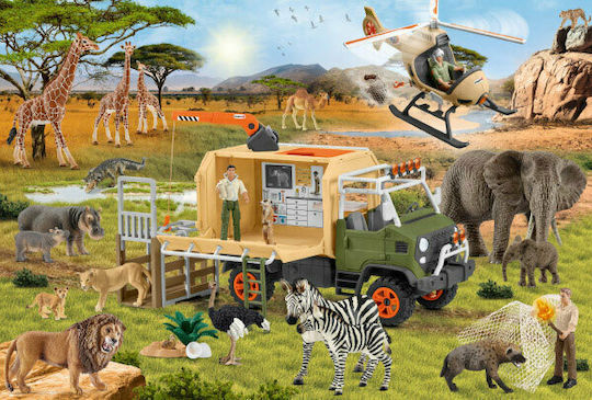 Puzzle pentru Copii Animal Rescue pentru 5+ ani+ Ani 60buc Schleich-S