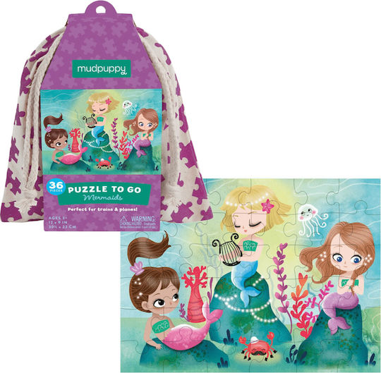 Kids Puzzle Mermaids for 3+ Years 36pcs Mudpuppy