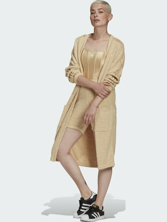 Originals Μακριά Γυναικεία Ζακέτα Hazy Beige