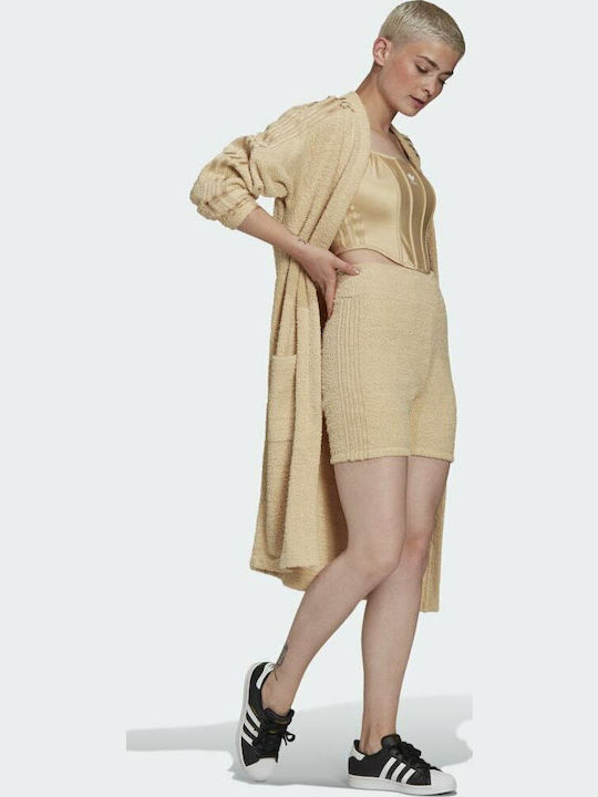 Originals Μακριά Γυναικεία Ζακέτα Hazy Beige
